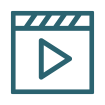 Icon of a video player